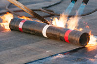 Upwell flat roof sealing